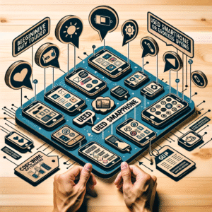 Generate an eye-catching, high-quality featured image prompt for a blog post about: Used Smartphone 3 generate an eye catching high quality featured im 1757108319